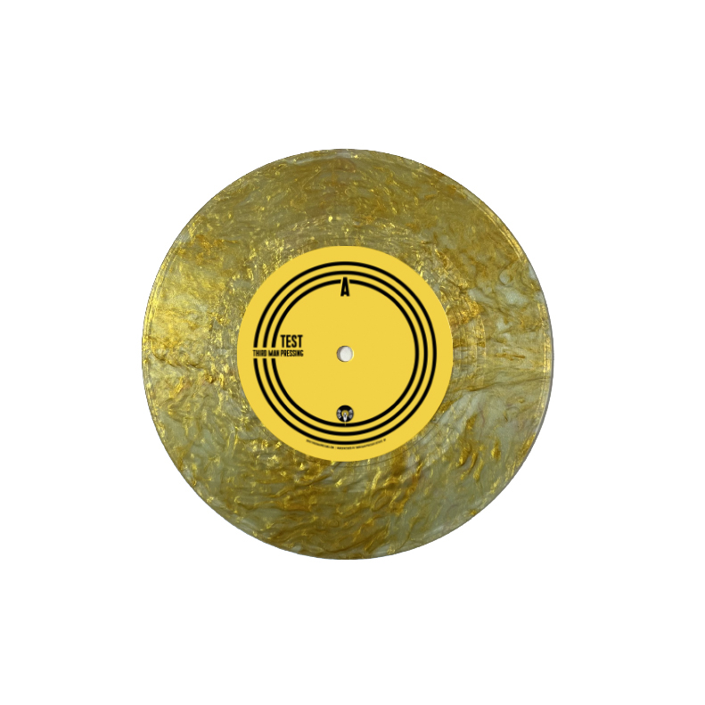 Metallic Concentrate color vinyl on white background